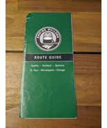 Empire Builder Amtrak Route Guide Seattle Portland Spokane St Paul Minne... - £8.88 GBP