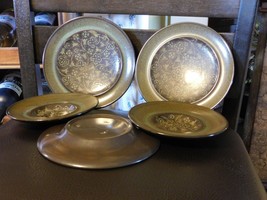 2 ea Saucers & 3 ea 6.5" Dessert Plates Franciscan Madeira - $4.99