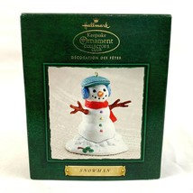 Hallmark Snowman Keepsake Ornament Collectors Club 2002 Katrina Bricker - £7.25 GBP