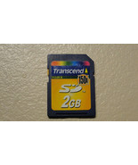 2Gb Transcend 150x Hi-Speed Secure Digital card - $33.83 CAD