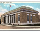 Post Office Building Palmer Massachusetts MA Linen Postcard N26 - $2.92
