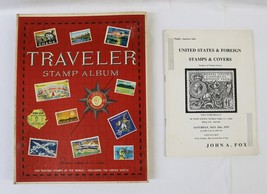 Worldwide Stamp Collection In Harris Traveler 1954 Album Loaded With 129... - £31.28 GBP