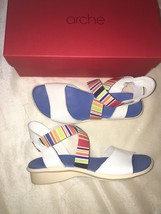 Arche Satia Crisscross Ankle-Strap Sandals sz 40 new in box - £192.60 GBP