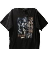 Led Zeppelin Iron Maiden Heavy Metal Rock Roll Vintage 90s Black T-Shirt XL - $66.38