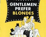 Gentlemen Prefer Blondes Souvenir Program 1961 Betsy Palmer Hirschfield ... - $21.78