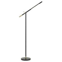 68&quot; Black Adjustable Traditional Shaped Floor Lamp - £323.89 GBP