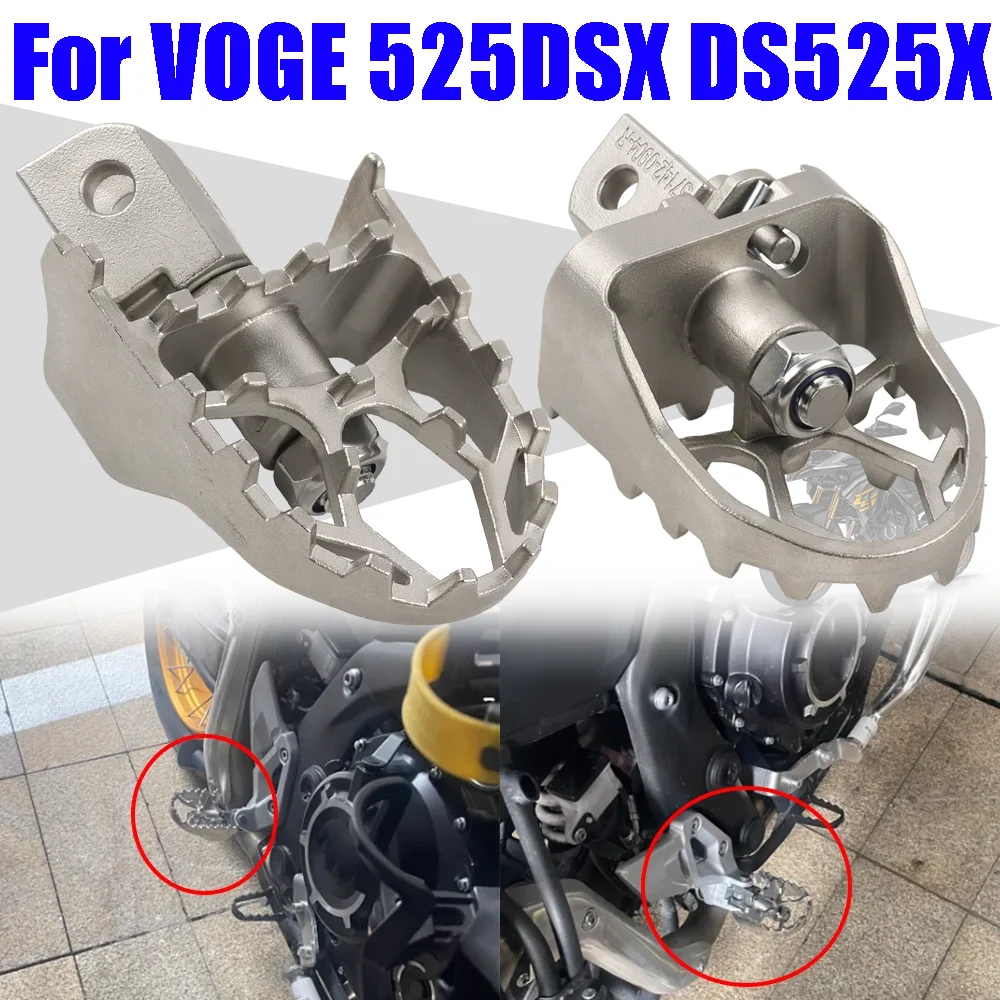 Motorcycle Footrest Foot Pegs Foot Rests Pedals Footpegs For VOGE Valico... - $73.31