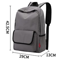 Male Canvas Backpack Blakc Casual Rucksacks 15inch Laptop Backpacks College Stud - £37.86 GBP