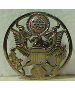 WWII Era US Army Officer&#39;s Screwback Hat Crest Device Nice Looking - $234.00 MXN