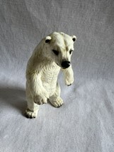 Schleich Polar Bear 4&quot; Standing White Figure Animal Germany Retired vtg rare 93 - £13.87 GBP