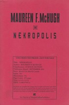 [Advance Uncorrected Proofs] Nekropolis by Maureen F. McHugh / 2001 SF - £15.48 GBP