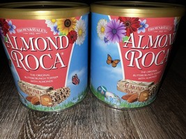 Almond ~ Roca Buttercrunch Toffee Candy 10 oz, 06/2025 Spring ~ 2 Cans - £19.85 GBP