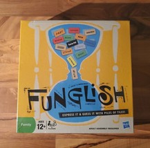 Hasbro Funglish Express It &amp; Guess It w/ Piles of Tiles Board Game (NEW)... - £23.99 GBP