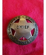 Vintage obsolete Chief Texas parks and wildlife commission  - £334.20 GBP