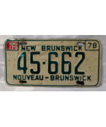 1978 NEW BRUNSWICK CAR TRUCK LICENSE PLATE CANADA CANADIAN AUTOMOTIVE VI... - £15.96 GBP