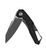Kershaw Reverb 1220 Folding Knife 2.5in 8Cr13MoV G10/CF Carabiner  - $37.40