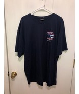 Harley Davidson Cafe Las Vegas Double Sided Mens 2XL T Shirt Live Hard R... - $15.83