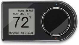 Black Geo-Bl Wi-Fi Thermostat From Lux Products. - £116.40 GBP