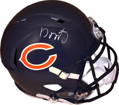 David Montgomery signed Chicago Bears Riddell FS Speed Rep Helmet- JSA Witnessed - £175.69 GBP