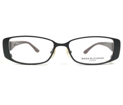 Dana Buchman Eyeglasses Frames ADELA BK Black Brown Gray Rectangular 52-15-137 - £40.26 GBP