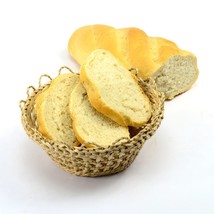 Willow Wicker Round Bread Basket Bowl Fruit 17cm - $15.26