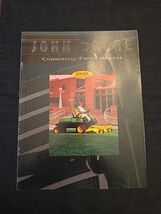 John Deere Commercial Front Mowers Brochure 1998 - $24.73