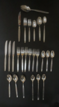 Set of 4 Stainless Community Flatwear 24 Pieces and 1 Serving Spoon - £18.28 GBP