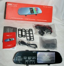 VANTRUE OnDash N3 Touch Screen Mirror Dual Dash Cam Front Rear View Open Box - £74.54 GBP