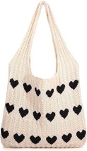 Crochet Mesh Beach Bag Summer Vacation Aesthetic Shoulder Bag Handbags Boho Knit - £23.96 GBP