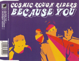 Cosmic Rough Riders Because You Cd Mint Uk Alternative Indie Psych Pop Rock - £4.14 GBP