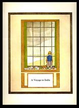 Milne Voyage To India 1925 Le Mair Full Color Plate - £24.10 GBP