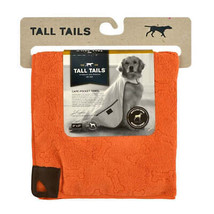 Tall Tails Dog Cape Towel Orange Bone 27X27 - £25.28 GBP