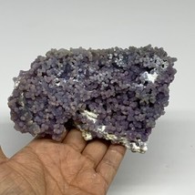 1.23 lbs, 5.3&quot;x3.4&quot;x2.5&quot;, Rough Grape Agate Crystal Mineral Specimens,B32614 - £174.07 GBP