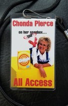 CHONDA PIERCE (COMEDY) ON HER SOAPBOX TOUR 1999 ORIGINAL LAMINATE PASS T... - £11.76 GBP
