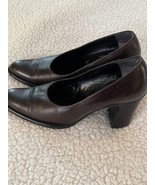 Robert Clergerie Womens Brown Leather High Heels Pumps Shoes Size 7.5 - $26.18