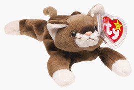 Ty Beanie Baby POUNCE the Cat 1997 with Tag Errors - RARE and RETIRED!  ... - £53.86 GBP