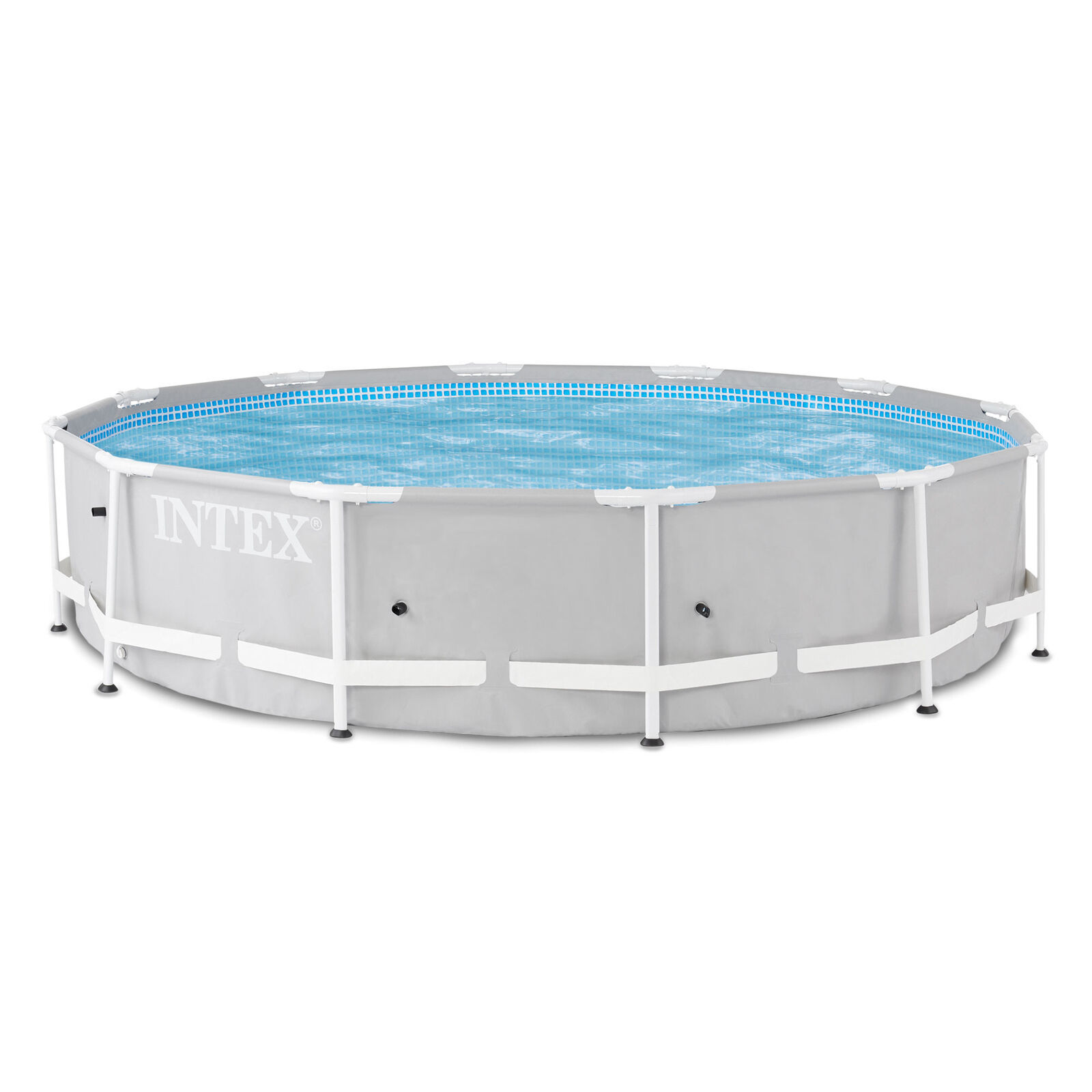 Primary image for Intex 12 foot x 30 inch Prism Frame Round Above Ground Swimming Pool, (No Pump)