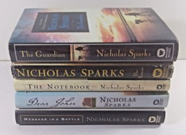 Nicholas Sparks Book Lot 5 Hardcover Edition Dust Jackets Romance Dear John - £15.70 GBP