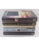 Nicholas Sparks Book Lot 5 Hardcover Edition Dust Jackets Romance Dear John - £15.62 GBP
