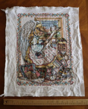 FINISHED Design Works Counted Cross Stitch Kit # 9952 Angel Of Cross Stitch - $710.37 MXN
