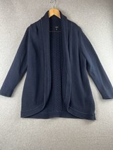 Talbots Cardigan Sweater Knit Womens Size X Petite Open Long Sleeves 100% Cotton - £26.09 GBP