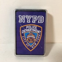 NYPD Playing Cards New York Police Complete In Plastic Case From 2001 - £10.10 GBP