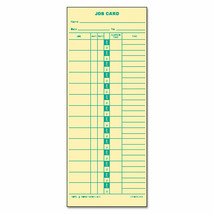 TOPS Job Card for Cincinnati/Lathem/Simplex 1 Side 3 1/2 x 9 500/Box 1258 - $44.64