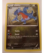 Pokemon 2012 Black &amp; White Dragons Exalted Gabite 88/124 Single Trading ... - £37.38 GBP
