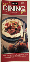 Vintage Official Dining Guide Brochure Charleston South Carolina BRO3 - $4.94