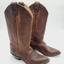 Justin L 4935 Ladies Classic Western Boot Bay Apache Cowhide Foot Medium Toe 7 B - £44.36 GBP