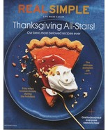 Real Simple Thanksgiving Pumpkin Pie Beauty Books Money Manners November... - $19.99