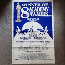 Amadeus 1984 Original Vintage Movie Poster One Sheet NSS 840051 - £19.46 GBP