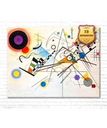 Wassily Kandinsky Composition VIII Roll Paper Painting Large Canvas Wall... - £94.36 GBP+