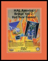 Rollerball / Adv of Lolo 1990 NES Nintendo Framed 11x14 ORIGINAL Advertisement - £29.59 GBP